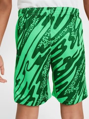 Nike Green Kids Barcelona Home Goalkeeper Stadium Shorts 2024-25 - Image 2 of 5