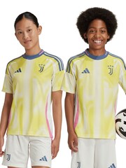 adidas Yellow Kids Juventus adidas Away Shirt 2024-25 - Image 1 of 5
