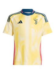 adidas Yellow Kids Juventus adidas Away Shirt 2024-25 - Image 4 of 5