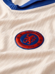 Nike Cream Chelsea Dri-Fit Adv Away Match Shirt 2024-25 - Image 4 of 4