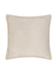 furn. Natural Large Kallu Reversible Faux Fur Cushion - Image 1 of 4