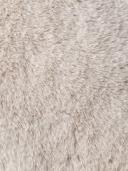 furn. Natural Large Kallu Reversible Faux Fur Cushion - Image 4 of 4