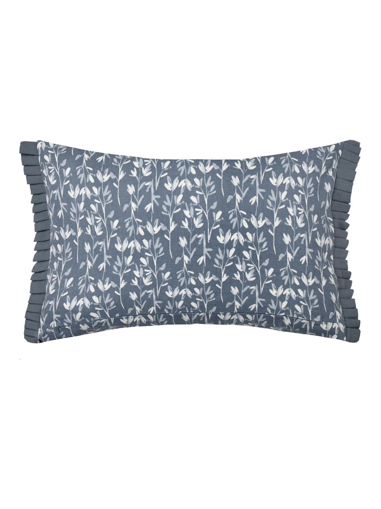 Wylder Belle Floral Print 100% Cotton Frilled Cushion - Imagem 2 de 5