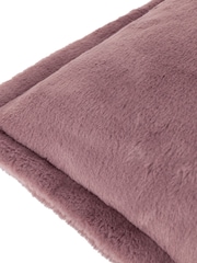 furn. Mulberry Large Kallu Reversible Faux Fur Cushion - Image 3 of 4