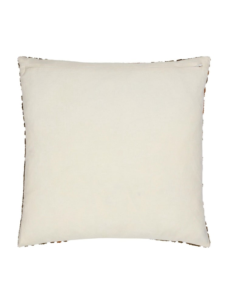 HÖEM Ox Blood Black Abbe Tufted 100% Cotton Cushion - Image 2 of 4