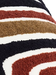 HÖEM Ox Blood Black Abbe Tufted 100% Cotton Cushion - Image 4 of 4