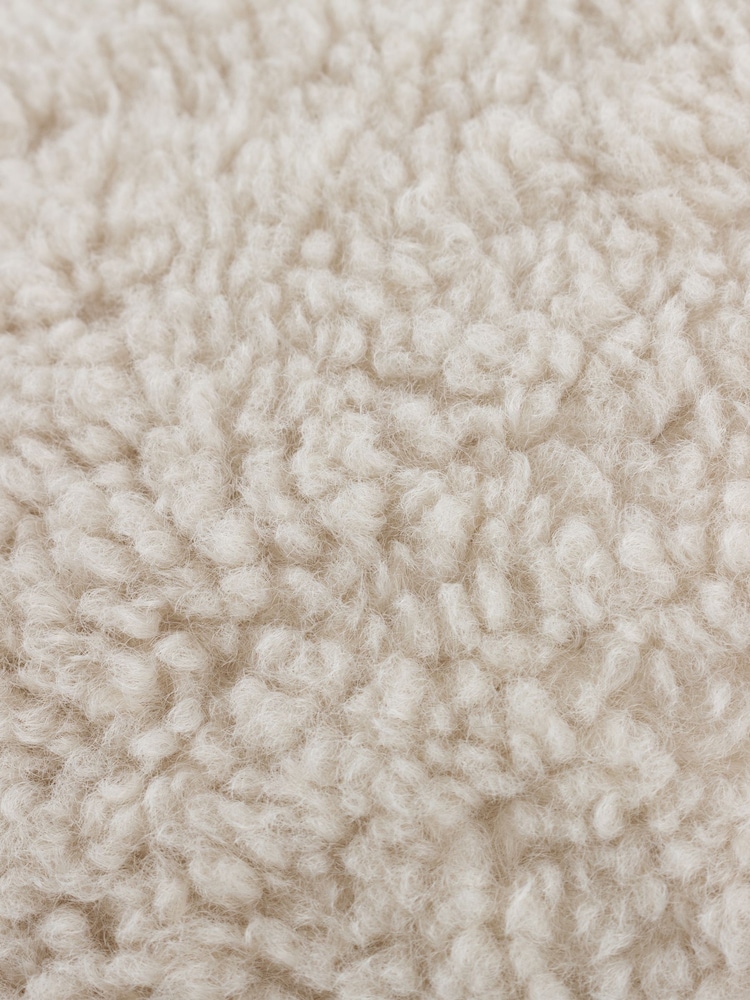 Yard Natural Large Olann Faux Shearling Cushion - Image 5 of 5 Yard Natural Large Olann Faux Shearling Cushion - Image 5 of 5