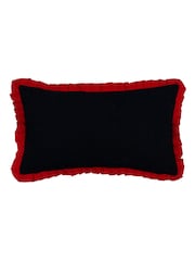 Wylder Raspberry/Black Darkling Beetles Embroidered Cushion - Image 2 of 5