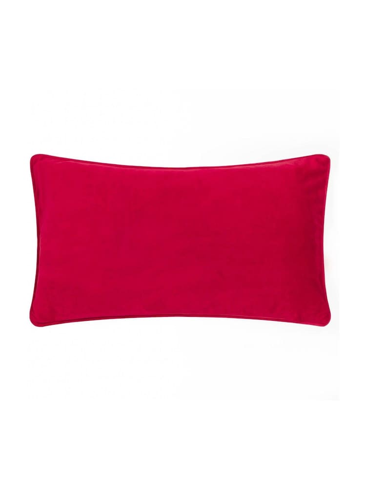 Evans Lichfield Red Ho Ho Ho Christmas Piped Cushion - Image 2 of 4