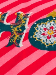 Evans Lichfield Red Ho Ho Ho Christmas Piped Cushion - Image 4 of 4