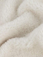 Yard Ecru Olann Shearling Fleece Throw - Image 3 of 4