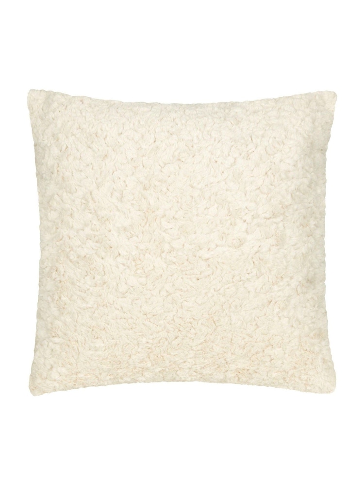 furn. Megeve Mottled Faux Fur Cushion - Imagen 1 de 3