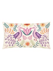 Furn Multicolour Broderie Embroidered Cushion - Image 1 of 4