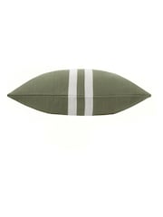 Yard Khaki Benton Herringbone 100% Cotton Cushion - Image 2 of 3