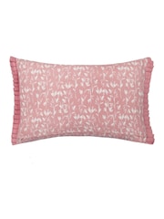 Wylder Belle Floral Print 100% Cotton Frilled Cushion - Imagem 2 de 5