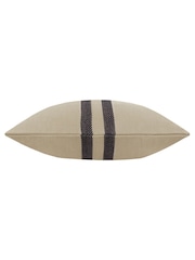 Yard Natural Natural Beige Benton Herringbone 100% Cotton Cushion - Image 4 of 5