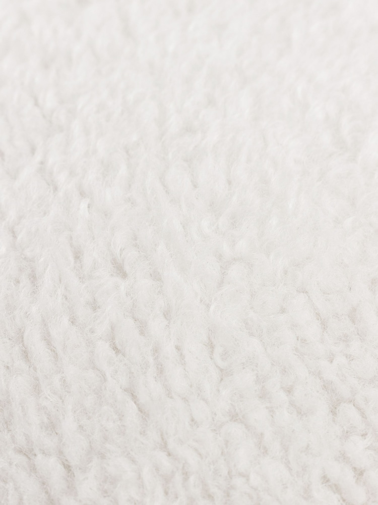 Yard Ecru Large Olann Faux Shearling Cushion - Image 5 of 5 Yard Ecru Large Olann Faux Shearling Cushion - Image 5 of 5