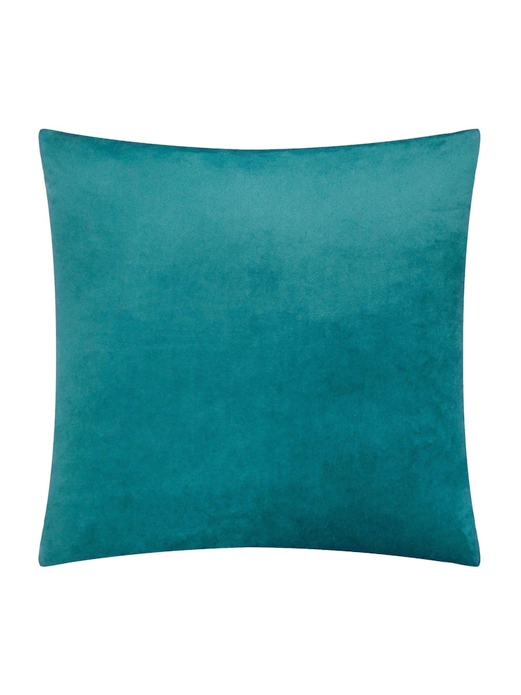 Wylder Teal Croft Jacquard Cushion - Image 2 of 6