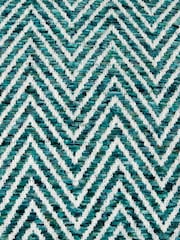 Wylder Teal Croft Jacquard Cushion - Image 4 of 6