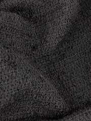 Yard Black Candar Woven Fringed Throw - Image 3 of 3