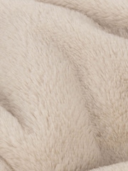 Furn Natural Kallu Reversible Faux Fur Throw - Image 2 of 2