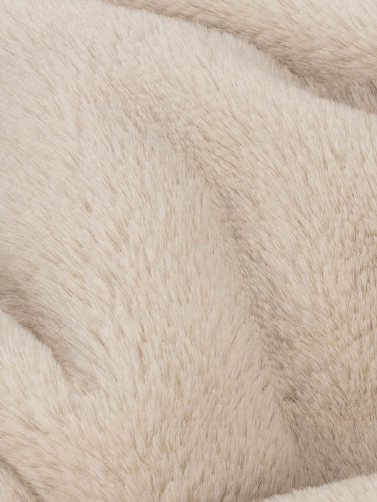Furn Natural Kallu Reversible Faux Fur Throw - Image 2 of 2