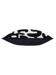 HÖEM Black/White Caval Jacquard Chenille Cushion - Image 3 of 5