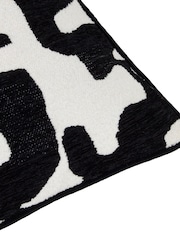 HÖEM Black/White Caval Jacquard Chenille Cushion - Image 5 of 5