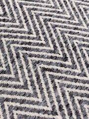 Wylder Charcoal Croft Jacquard Cushion - Image 5 of 6