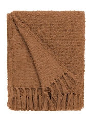Yard Ginger Candar Woven Fringed Throw - Image 6 of 6
