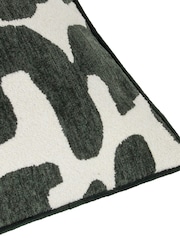 HÖEM Ivy Green Caval Jacquard Chenille Cushion - Image 4 of 5