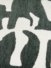 HÖEM Ivy Green Caval Jacquard Chenille Cushion - Image 5 of 5
