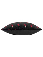 Furn Black Chillies Embroidered Cushion - Image 3 of 4