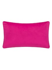 Furn Charcoal Black Creepy Town Velvet Cushion - Image 4 of 4