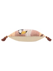 Almofada Wylder Treetop Toucan Bordada com Borlas 100% Algodão - Imagem 3 de 4