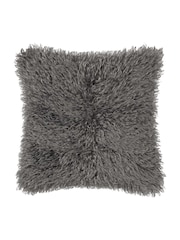 furn. Taupe Rowan Faux Fur Cushion - Image 1 of 4