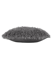 furn. Taupe Rowan Faux Fur Cushion - Image 3 of 4