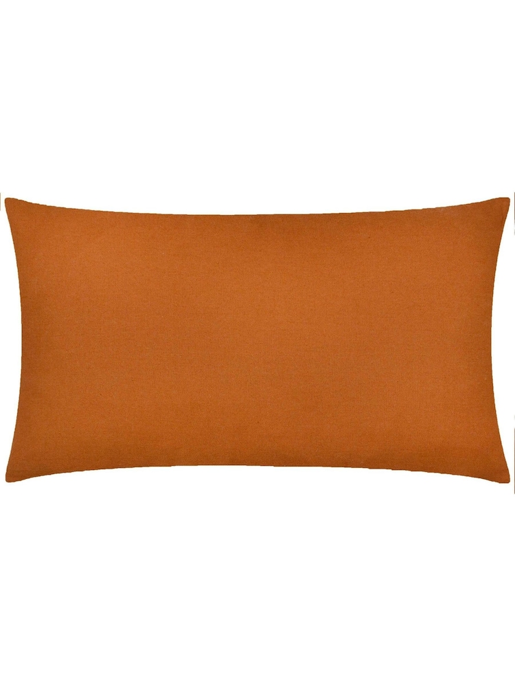 HÖEM Copper Hallam Embroidered 100% Cotton Cushion - Image 2 of 4