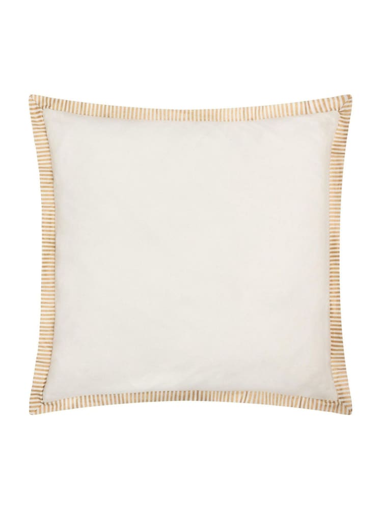 Paoletti White Winter Ski Lodges Embroidered 100% Cotton Cushion - Image 2 of 4