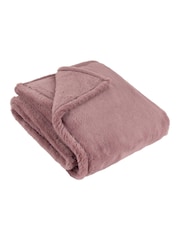 Furn Mulberry Kallu Reversible Faux Fur Throw - Image 1 of 2