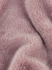 Furn Mulberry Kallu Reversible Faux Fur Throw - Image 2 of 2