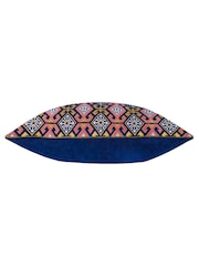Подушка Paoletti Seventy Three Laurel с геометрической вышивкой 100% из хлопка - Изображение 3 из 4