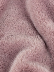 Furn Mulberry Large Kallu Reversible Faux Fur Throw - Image 2 of 2