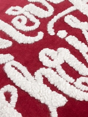 Paoletti Winter Merry Christmas Embroidered 100% Cotton Cushion - Изображение 4 из 4