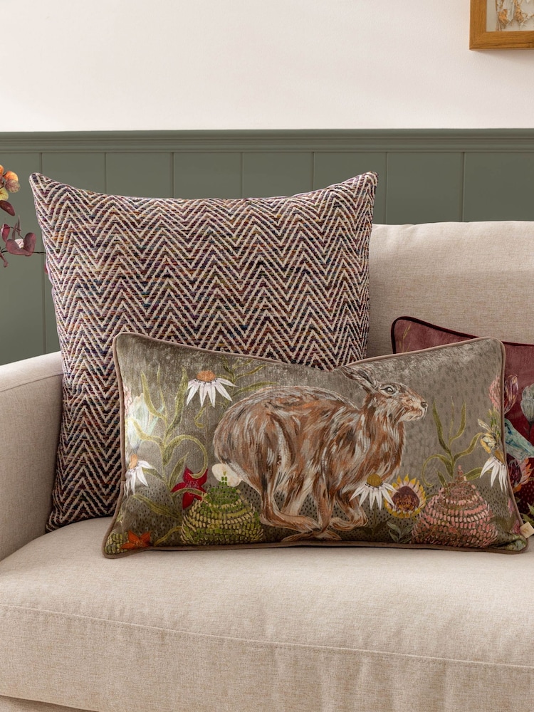 Wylder Heather Croft Jacquard Cushion - Image 6 of 6