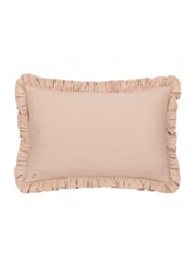 Wylder Mae Floral Print Embroidered 100% Cotton Cushion - Imagem 2 de 5