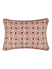 HÖEM Safara Geometric Piped 100% Cotton Cushion - Изображение 1 из 4