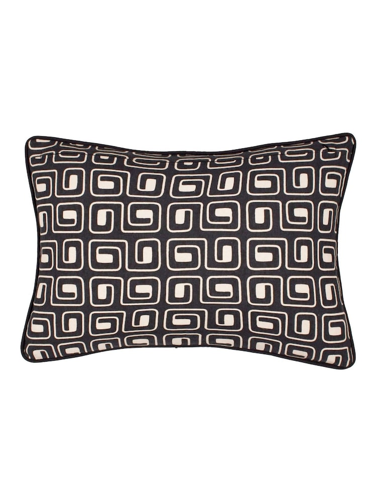 HÖEM Safara Geometric Piped 100% Cotton Cushion - Изображение 2 из 4