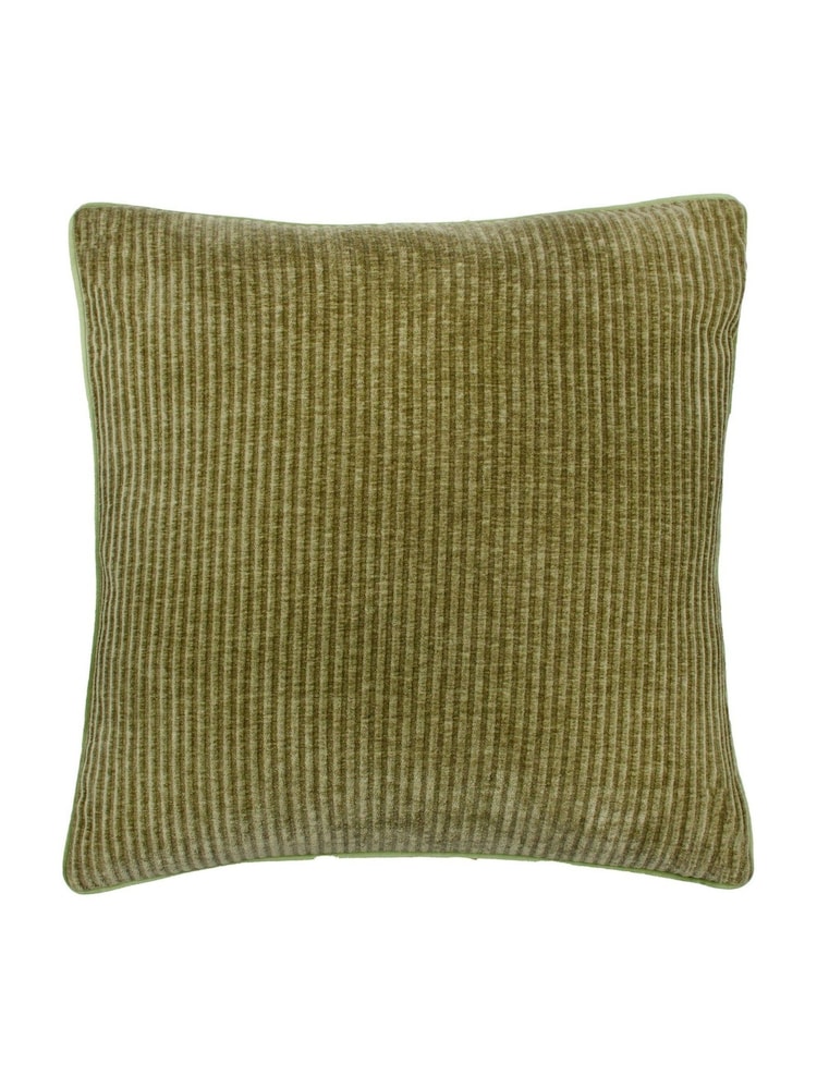 Furn Leaf Green Garda Corduroy Cushion Bundles - Image 1 of 4
