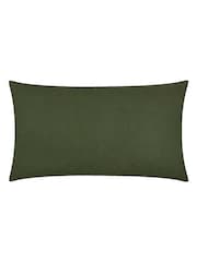 HÖEM Ivy Green Hallam Embroidered 100% Cotton Cushion - Image 2 of 4